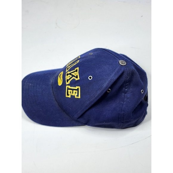 RARE Vtg 80's 90 Nike Swoosh Logo Blue Green Yellow Snapback Hat Cap Wool Blend - Picture 2 of 7